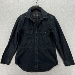 GAP Black Denim Women's Blazer Size S